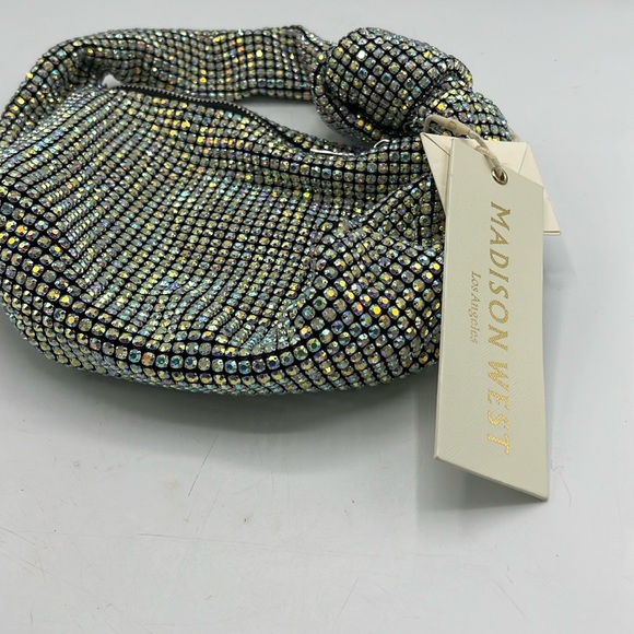 Madison West Rhinestone Embellished Hand Bag - Picture 12 of 15